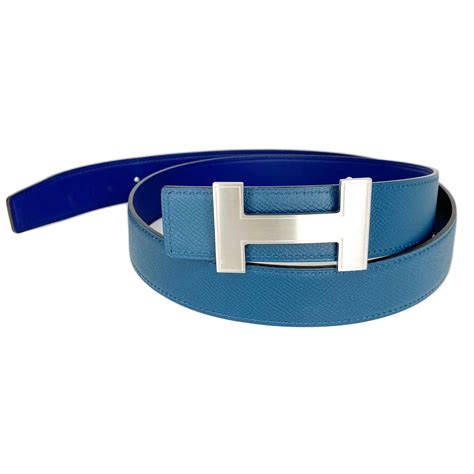 hermes belt blue